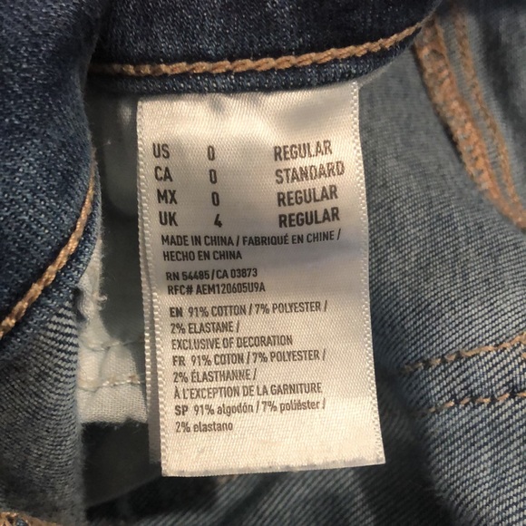 American Eagle Blue Ripped jeans - Picture 3 of 4